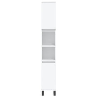 Set Mobili da Bagno 3 pz Bianco in Legno Multistrato 3190283