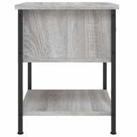 Comodini 2 pz-Set di 2 Tavolino da notte Grigio Sonoma 34x35,5x45 cm in Legno Multistrato