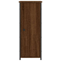 Comodini Rovere Marrone 2 pz-Set di 2 Tavolino da notte 32x42x80 cm in Legno Multistrato