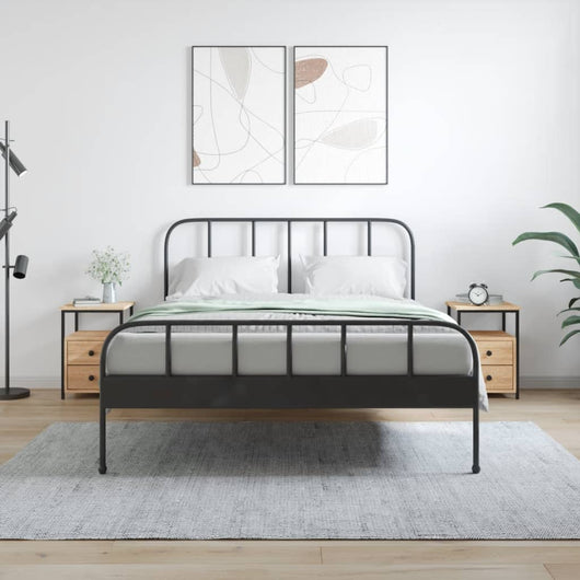 Comodini 2pz-Set di 2 Tavolino da notte Rovere Sonoma 34x35,5x50 cm in Legno Multistrato