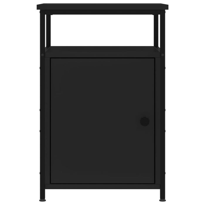 Comodini 2 pz Neri 40x42x60 cm in Legno Multistrato 826034