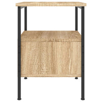 Comodino-Tavolino da notte Rovere Sonoma 34x36x50 cm in Legno Multistrato