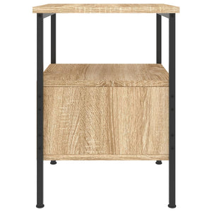 Comodini 2pz-Set di 2 Tavolino da notte Rovere Sonoma 34x36x50 cm in Legno Multistrato
