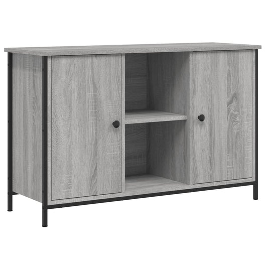 Mobile TV-Credenza TV-Console TV Grigio Sonoma 100x35x65 cm in Legno Multistrato