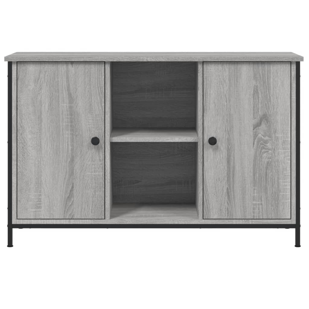 Mobile TV-Credenza TV-Console TV Grigio Sonoma 100x35x65 cm in Legno Multistrato