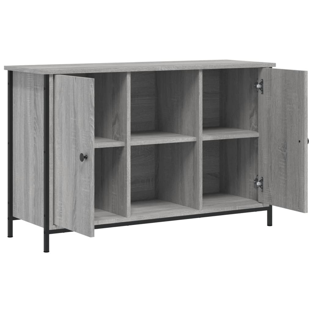 Mobile TV-Credenza TV-Console TV Grigio Sonoma 100x35x65 cm in Legno Multistrato