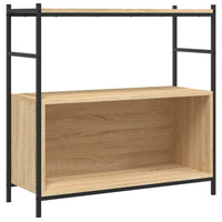 Libreria Rovere Sonoma 80x30x78,5 cm Legno Multistrato e Ferrocod mxl 130030