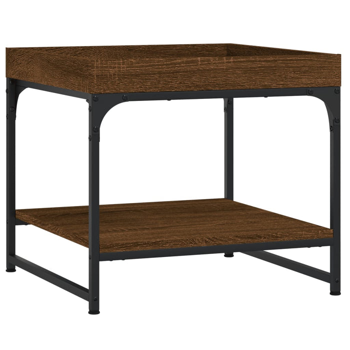 Tavolino Salotto Rovere Marrone 49,5x49,5x45 Legno Multistratocod mxl 127326