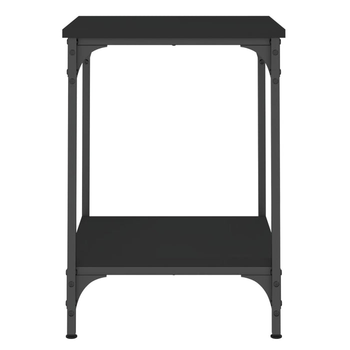 Tavolino da Salotto-Tavolino da soggiorno-Tavolo Nero 40x40x55 cm in Legno Multistrato