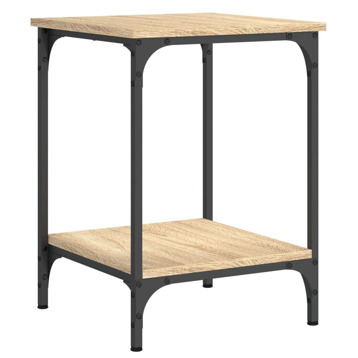 Tavolino da Salotto-Tavolino da soggiorno Rovere Sonoma 40x40x55 cm Legno Multistrato