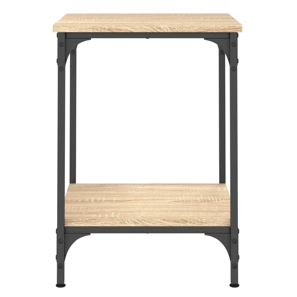 Tavolino da Salotto Rovere Sonoma 40x40x55 cm Legno Multistrato 832824