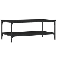 Tavolino da Salotto Nero 100x55x40 cm in Legno Multistratocod mxl 118875