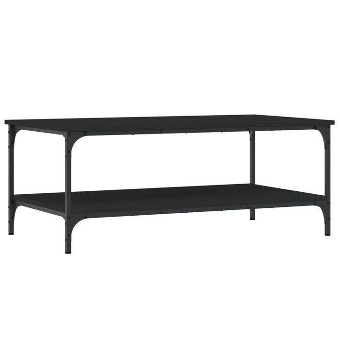 Tavolino da Salotto Nero 100x55x40 cm in Legno Multistratocod mxl 118875