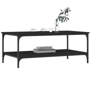 Tavolino da Salotto Nero 100x55x40 cm in Legno Multistratocod mxl 118875