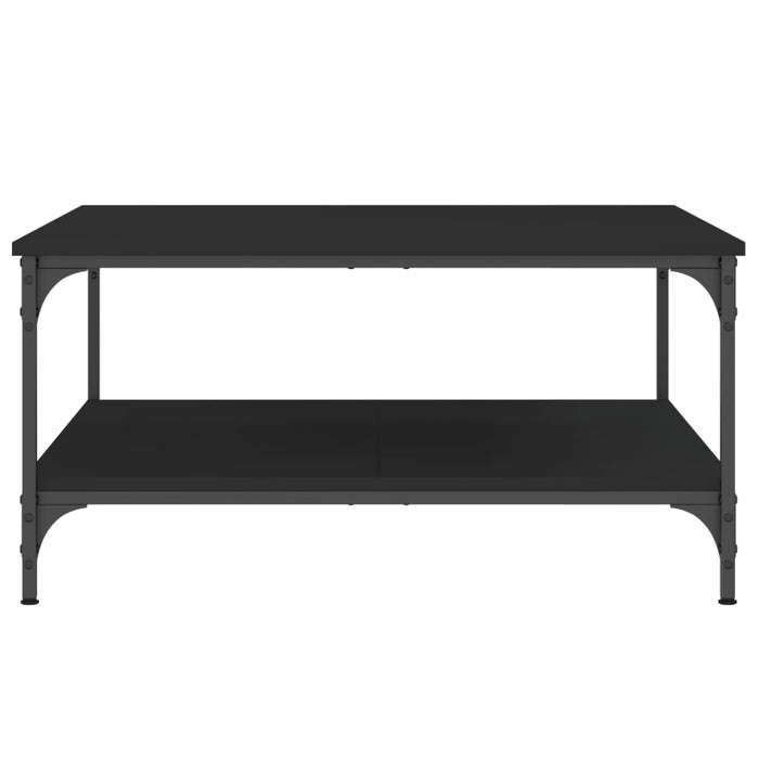 Tavolino da Salotto-Tavolino da soggiorno-Tavolo Nero 80x80x40 cm in Legno Multistrato 786080