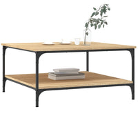 Tavolino da Salotto Rovere Sonoma 80x80x40 cm Legno Multistrato 832839