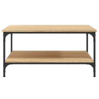 Tavolino da Salotto Rovere Sonoma 80x80x40 cm Legno Multistrato 832839