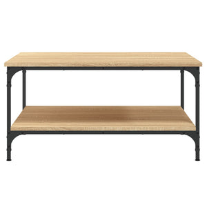 Tavolino da Salotto Rovere Sonoma 80x80x40 cm Legno Multistrato 832839