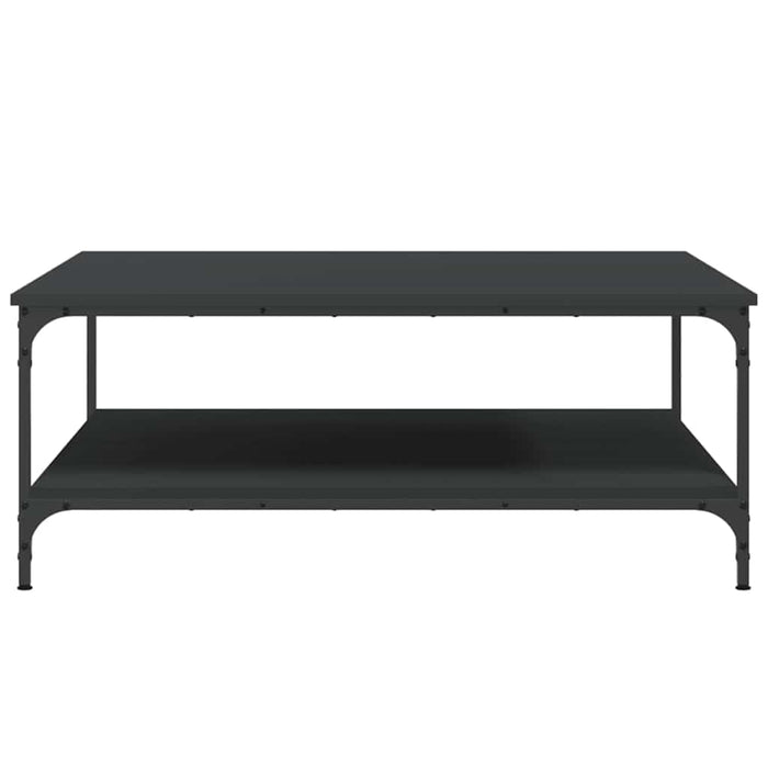 Tavolino da Salotto Nero 100x100x40 cm in Legno Multistrato 832843