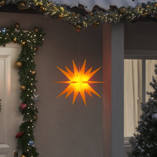 Luci di Natale con LED 3 pz Pieghevoli Gialle 43 cm 3190440