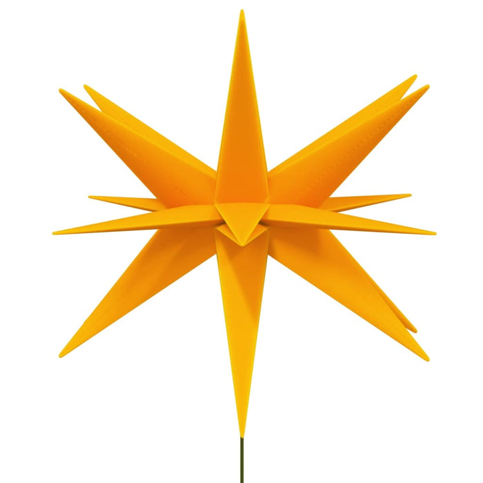 Luci di Natale con Picchi e LED 3 pz Pieghevoli Gialle 57 cmcod mxl 131737