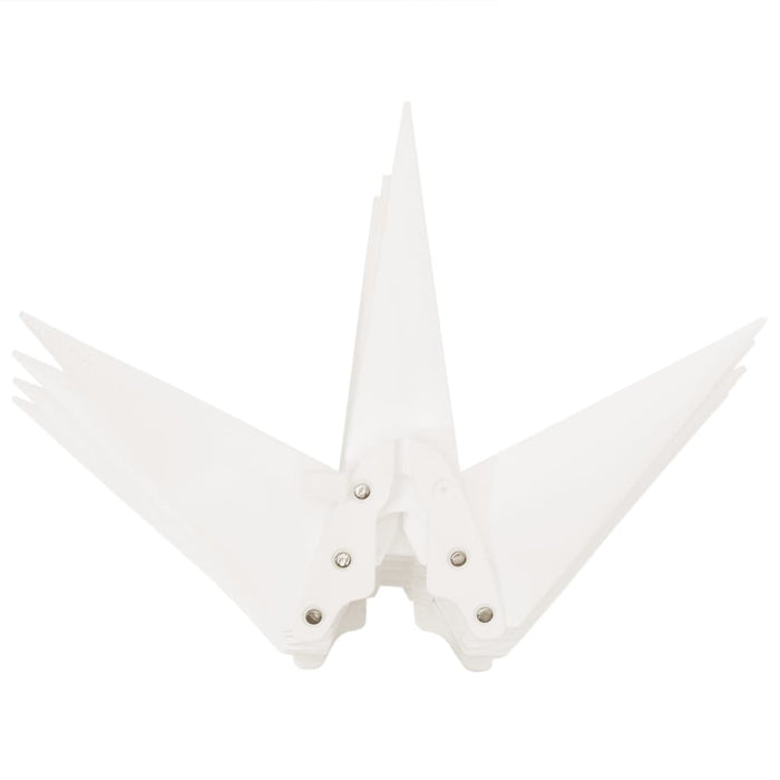 Luci di Natale con LED 3 pz Pieghevoli Bianche 100 cm 3190448