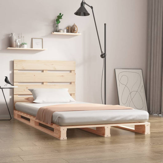 Giroletto-Struttura Letto 90x190 cm Single in Legno Massello di Pino 209077