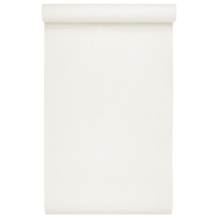 Carta da Parati 3D Crema Solido 10x0,53 m Non Tessuto 353399