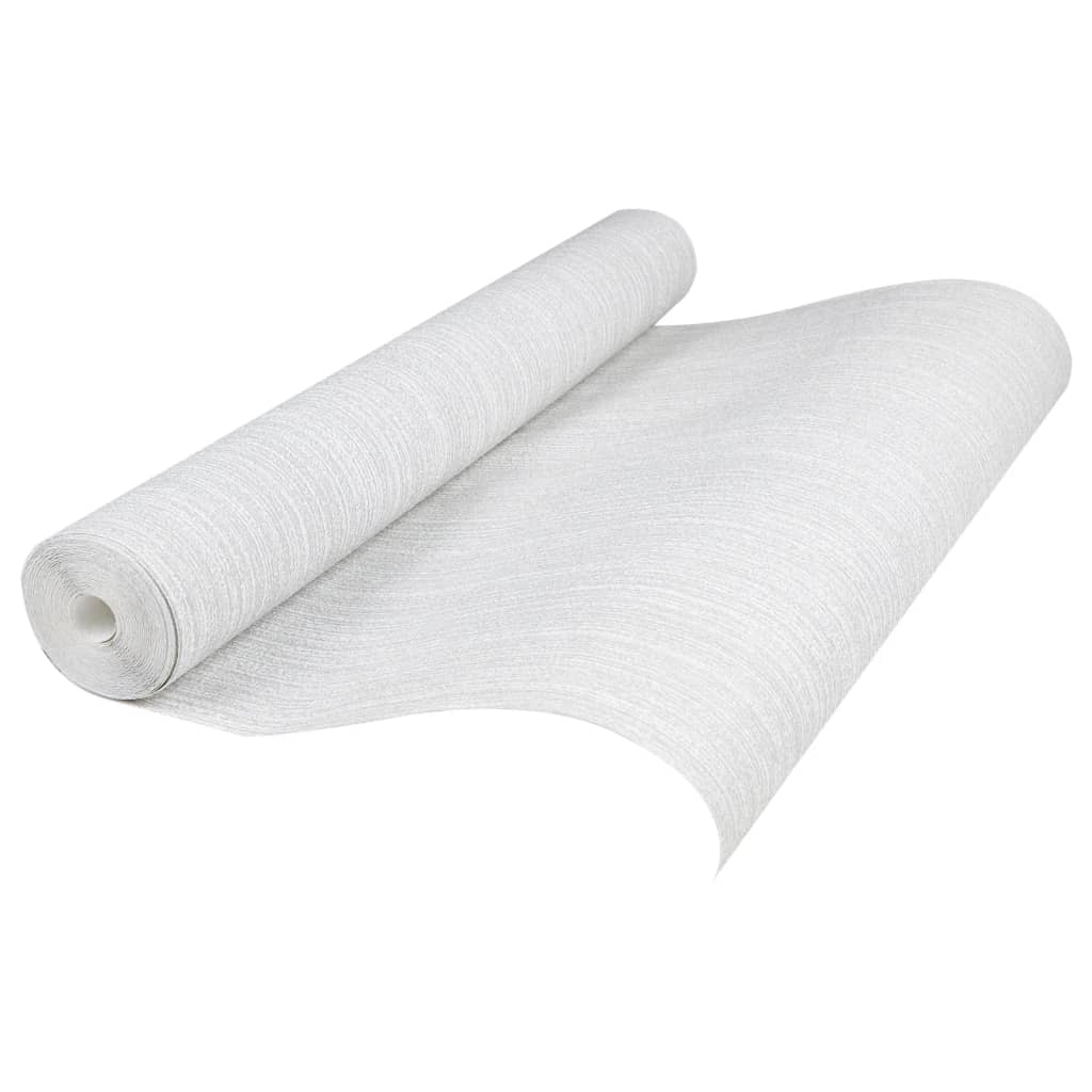 Carta da Parati 3D Grigio Solido 10x0,53 m Non Tessuto 353402