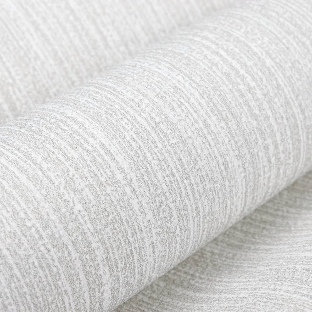 Carta da Parati 3D Grigio Solido 10x0,53 m Non Tessuto 353402