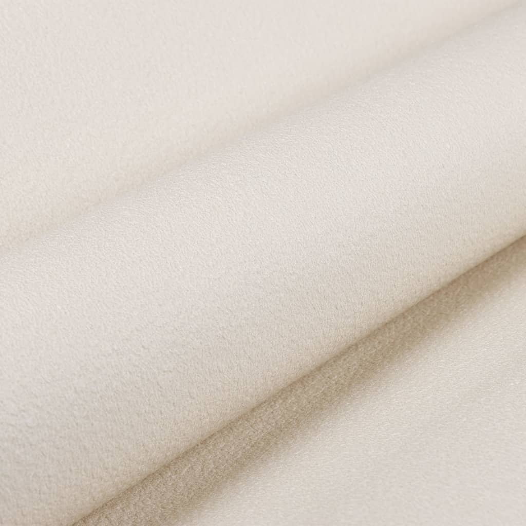 Carta da Parati 3D Crema Solido 10x0,53 m Non Tessuto 353409