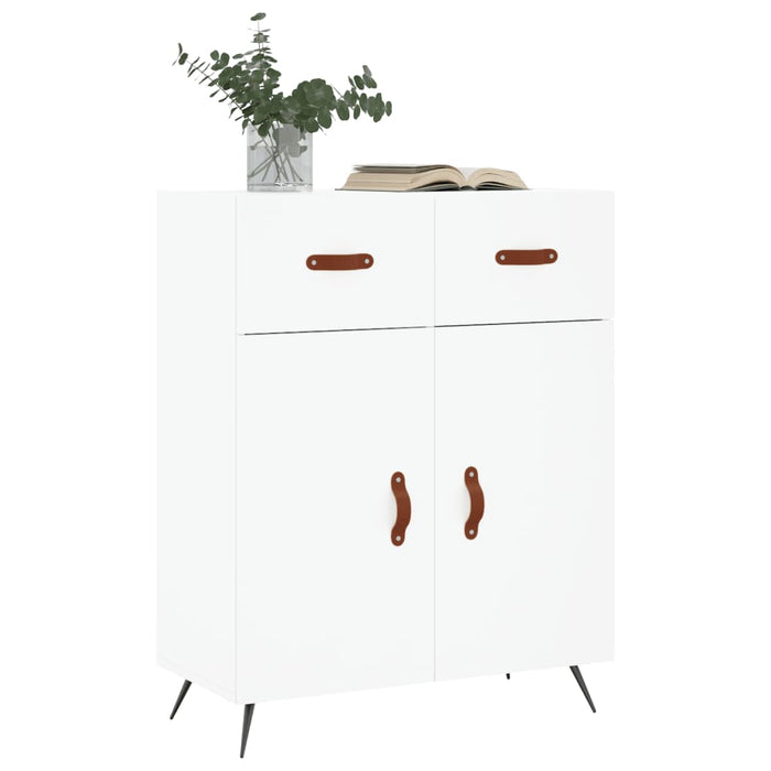 Credenza Bianca 69,5x34x90 cm in Legno Multistrato 827948