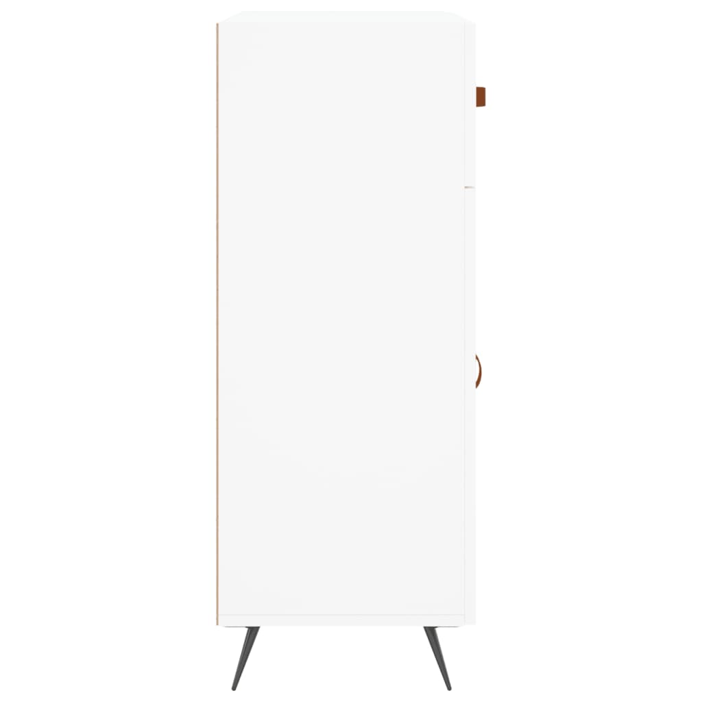 Credenza-Buffet-Armadio da cucina Bianca 69,5x34x90 cm in Legno Multistrato 809271