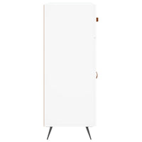 Credenza-Buffet-Armadio da cucina Bianca 69,5x34x90 cm in Legno Multistrato 809271