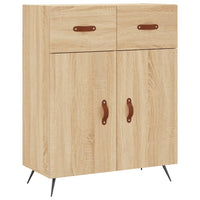 Credenza Rovere Sonoma 69,5x34x90 cm in Legno Multistrato 827951
