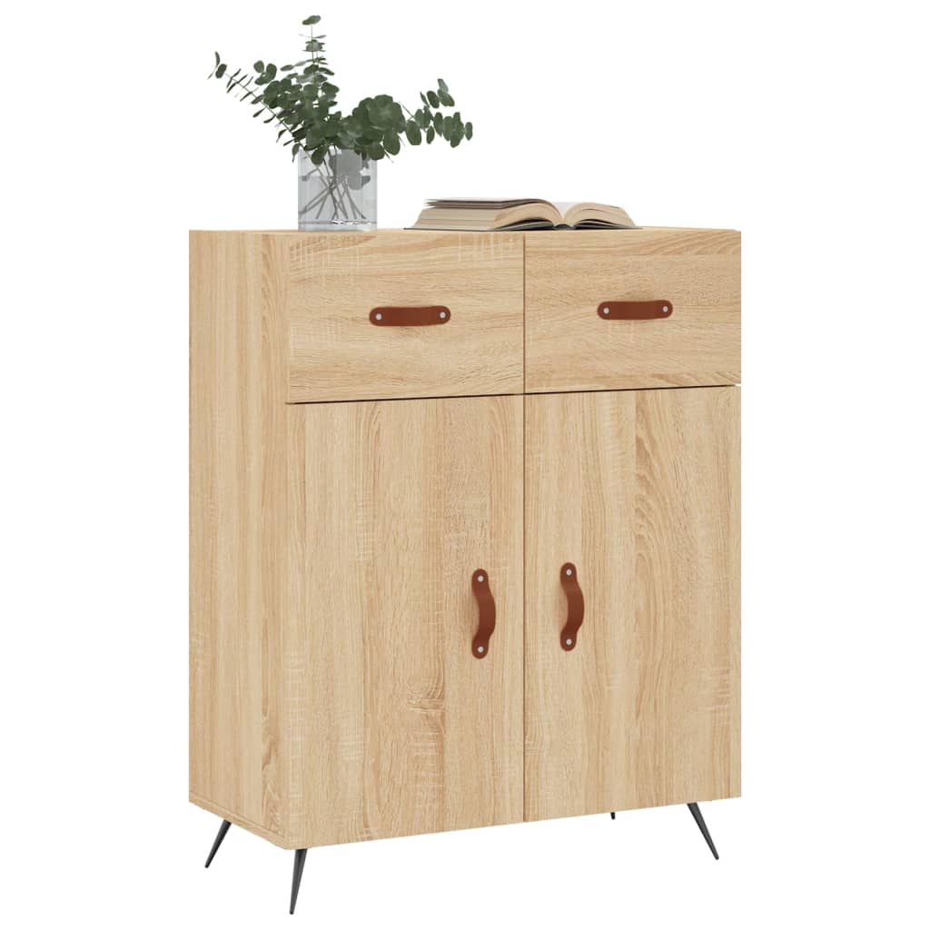 Credenza Rovere Sonoma 69,5x34x90 cm in Legno Multistrato 827951