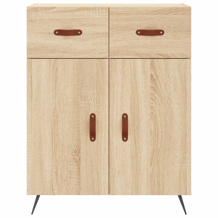 Credenza Rovere Sonoma 69,5x34x90 cm in Legno Multistrato 827951
