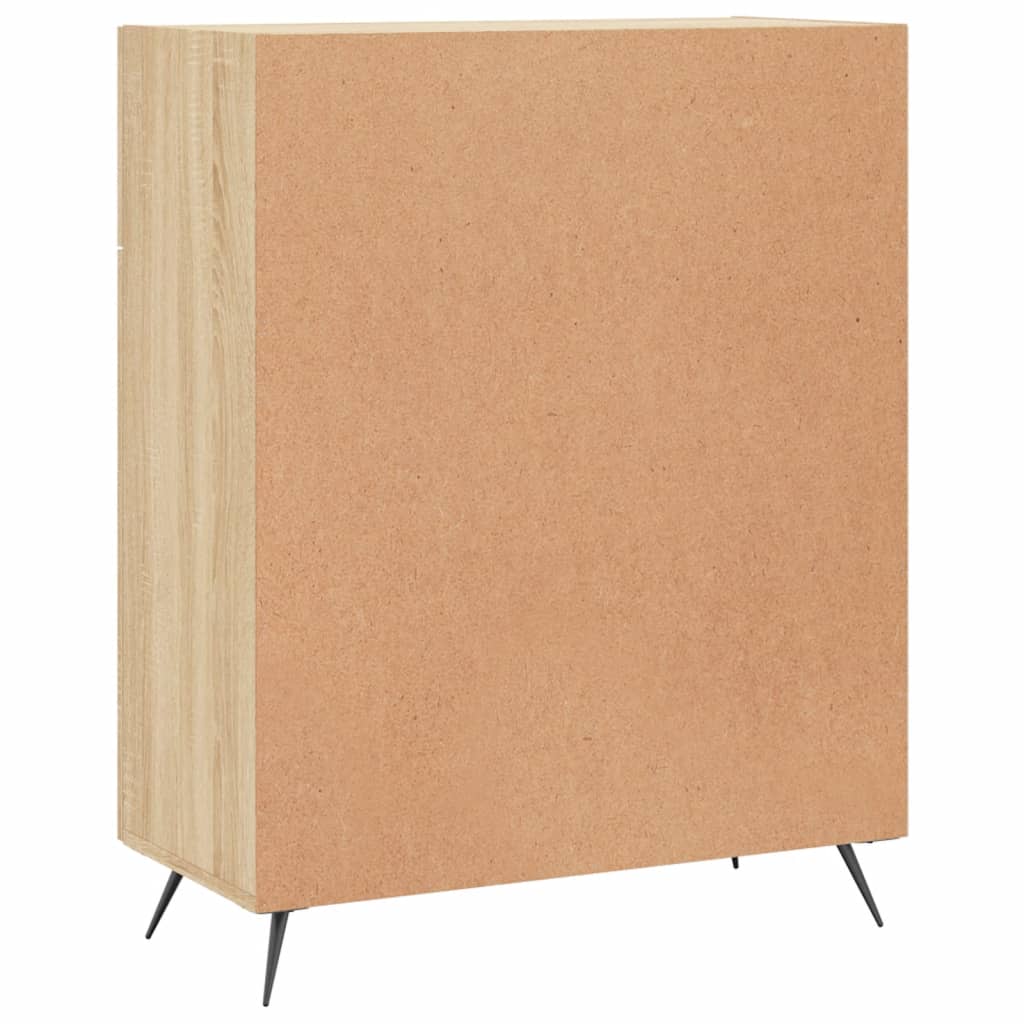 Credenza Rovere Sonoma 69,5x34x90 cm in Legno Multistrato 827951