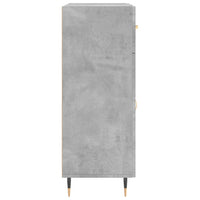 Credenza Grigio Cemento 69,5x34x90 cm in Legno Multistrato 827960