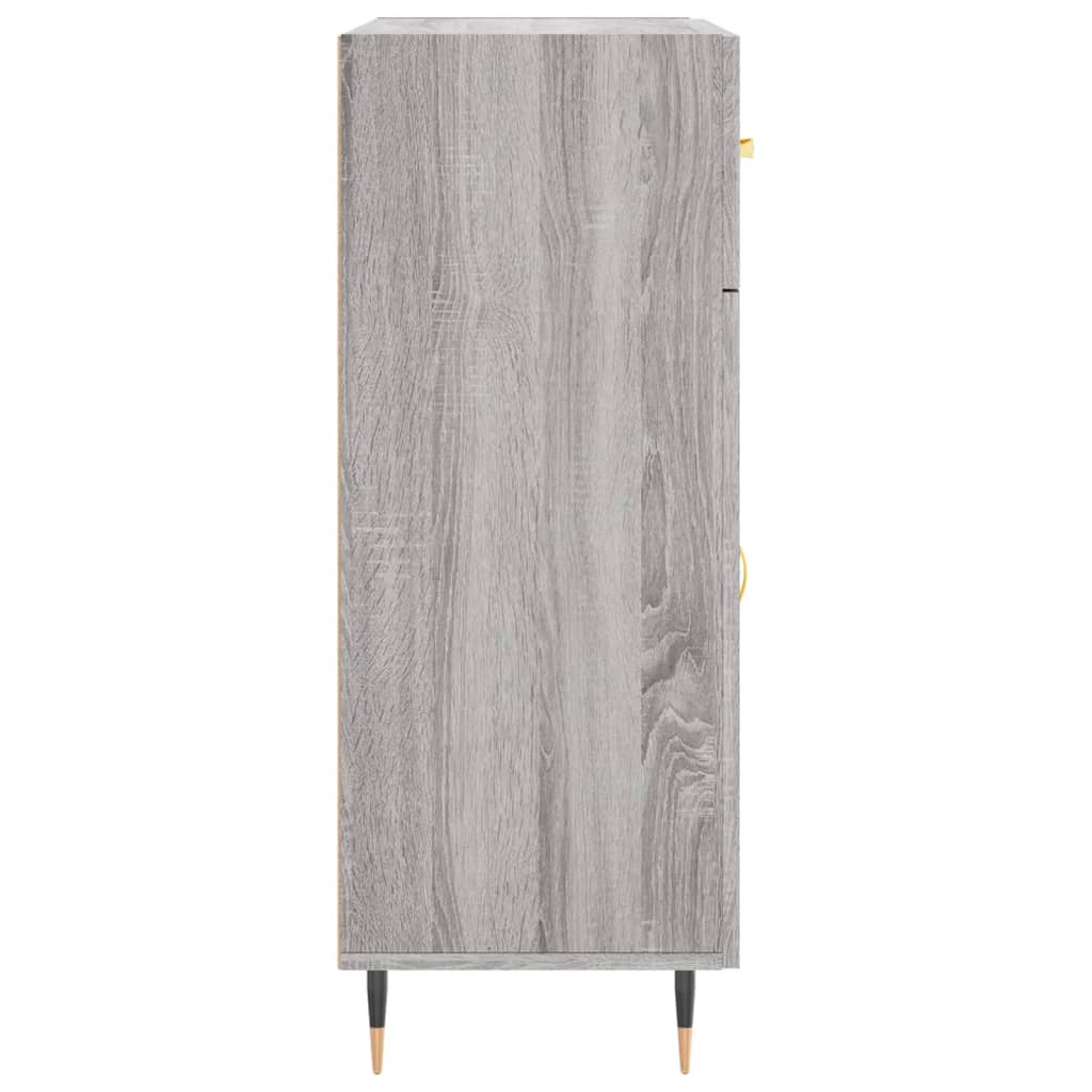 Credenza Grigio Sonoma 69,5x34x90 cm in Legno Multistrato 827962