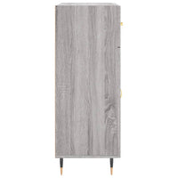 Credenza Grigio Sonoma 69,5x34x90 cm in Legno Multistrato 827962