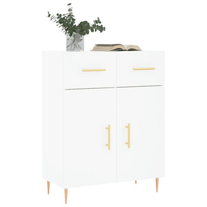 Credenza Bianca 69,5x34x90 cm in Legno Multistrato 827964