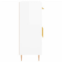 Credenza 69,5x34x90 cm in Legno Multistrato Bianco Lucido 827966