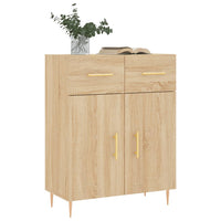 Credenza-Buffet-Armadio da cucina Rovere Sonoma 69,5x34x90 cm in Legno Multistrato 860071