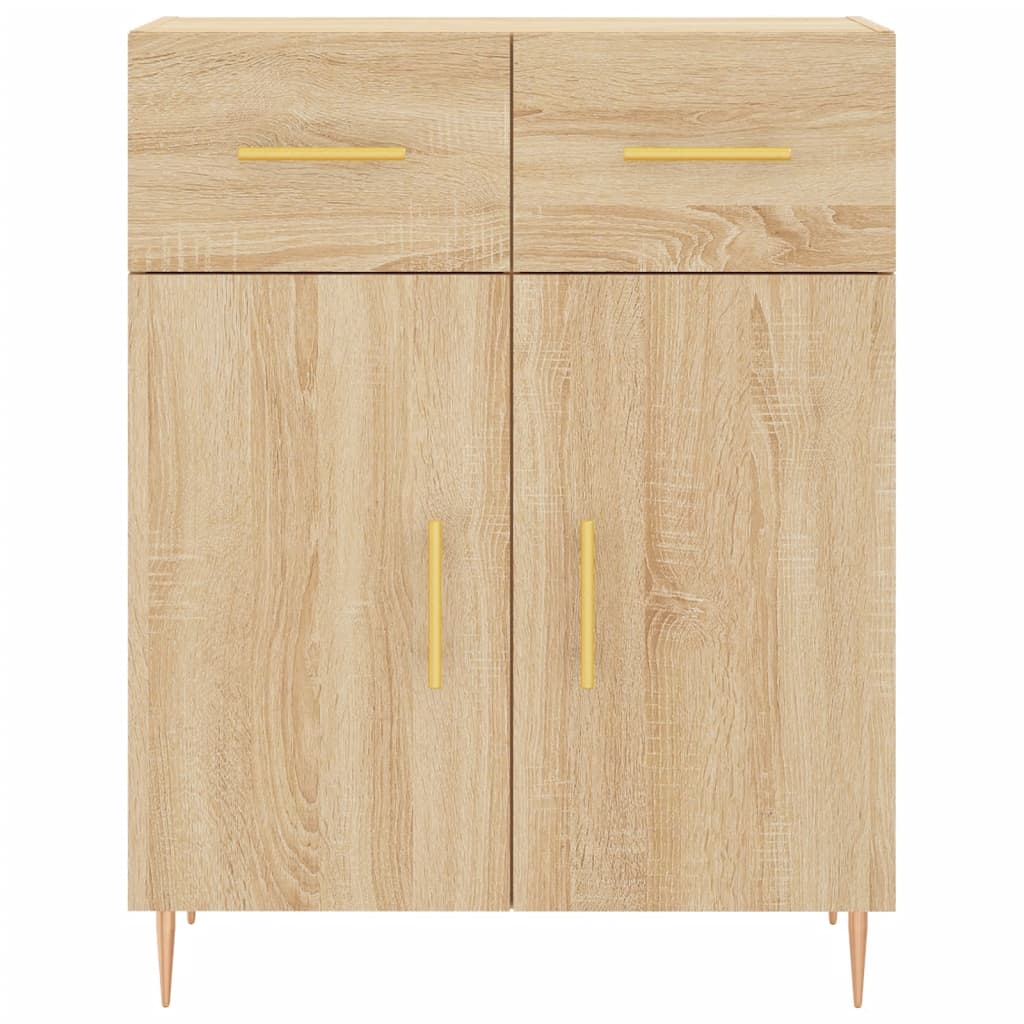 Credenza-Buffet-Armadio da cucina Rovere Sonoma 69,5x34x90 cm in Legno Multistrato 860071