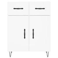 Credenza-Buffet-Armadio da cucina Bianca 69,5x34x90 cm in Legno Multistrato 700569