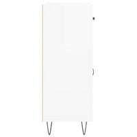 Credenza-Buffet-Armadio da cucina Bianca 69,5x34x90 cm in Legno Multistrato 700569