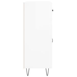 Credenza-Buffet-Armadio da cucina Bianca 69,5x34x90 cm in Legno Multistrato 700569