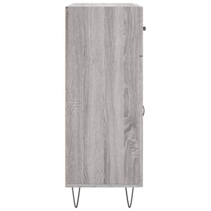 Credenza Grigio Sonoma 69,5x34x90 cm in Legno Multistrato 827978