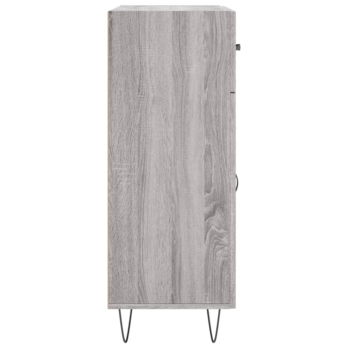Credenza Grigio Sonoma 69,5x34x90 cm in Legno Multistrato 827978